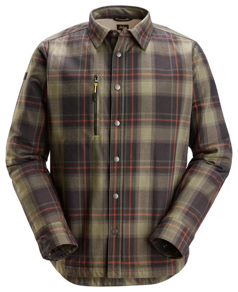 AllroundWork, Isolerend Shirt - Khaki Groen - Zwart (3104)