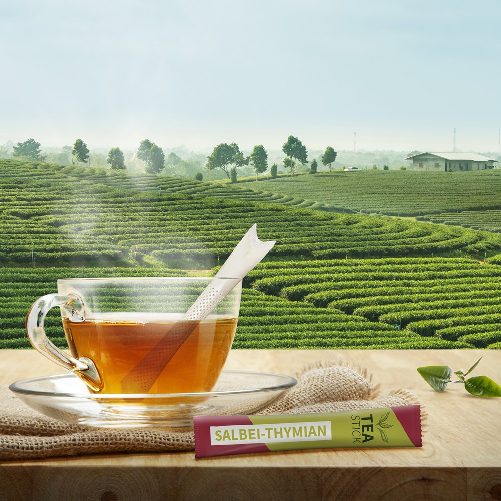 Bio TeaStick - Kruiden Salie-Tijm - Individueel Design