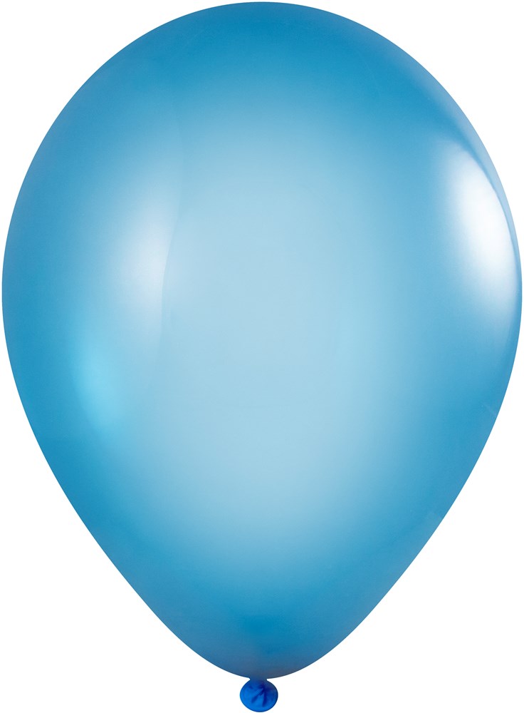 Ballonnen bedrukt 85/95 cm - Ø 33 cm - 11 inch - Blauw Kristal (3350) (± PMS 300)
