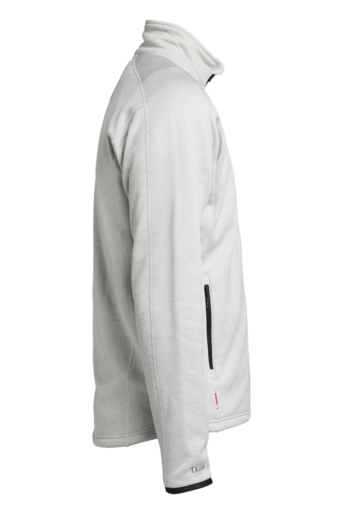 TXlite Midlayer Zip Heren - Lichtgrijs