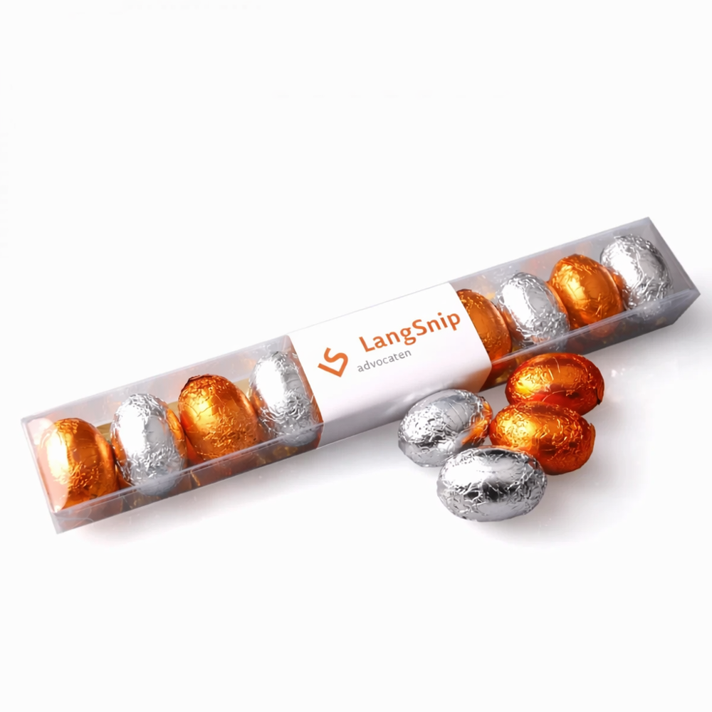 10 paaseitjes met banderol