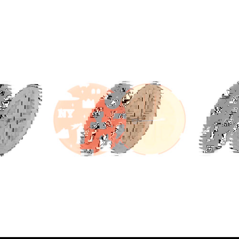 Bio-button 56mm met dubbel gezekerde speld