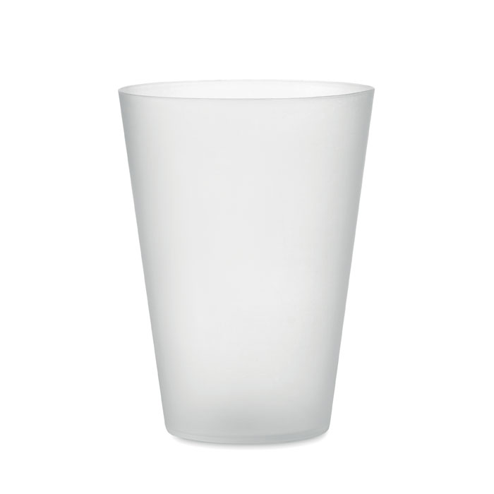 FESTA - Herbruikbare event beker 300ml - Transparant Wit