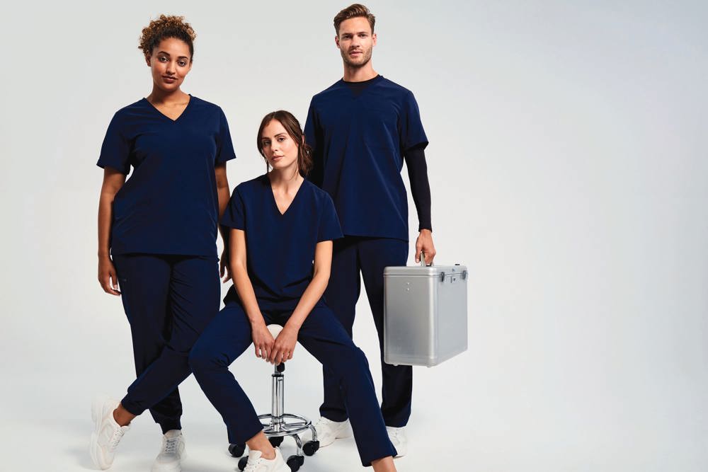 NN310 - Stretch tuniek met korte mouwen voor dames