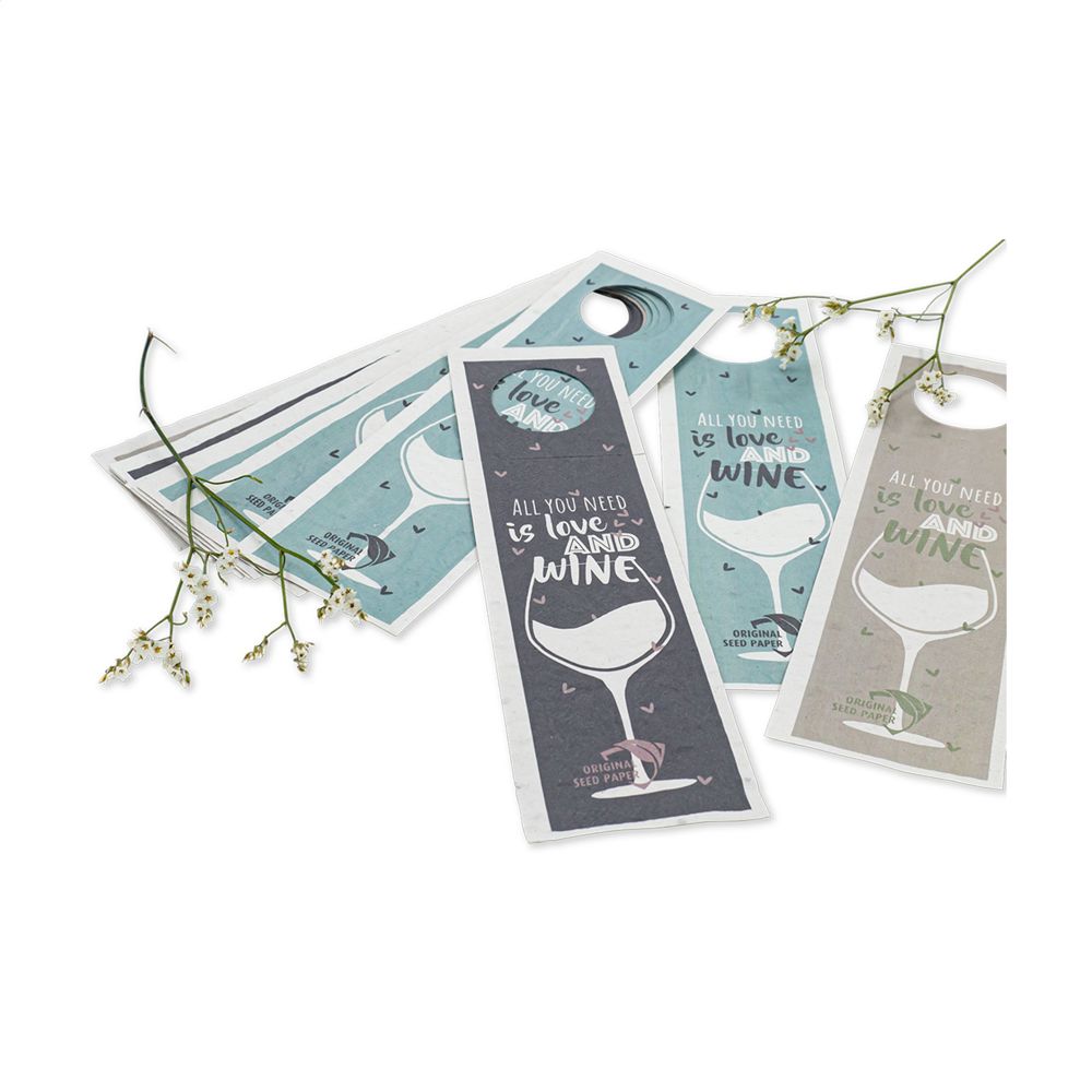 Bottle Hanger Seed Paper 80 gr