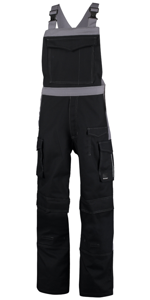 Amerikaanse Overall Ian - Zwart / Donkergrijs