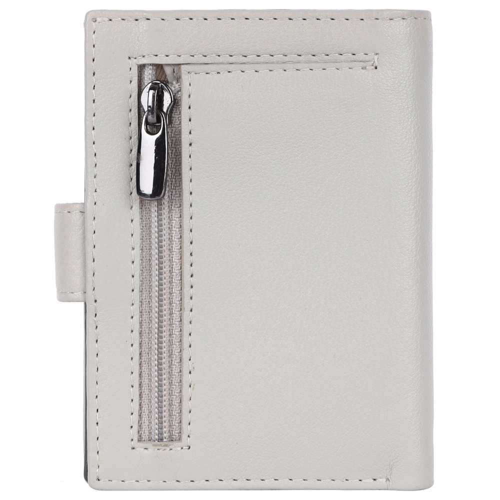 Card Wallet Leather MagSafe Luxe Off White