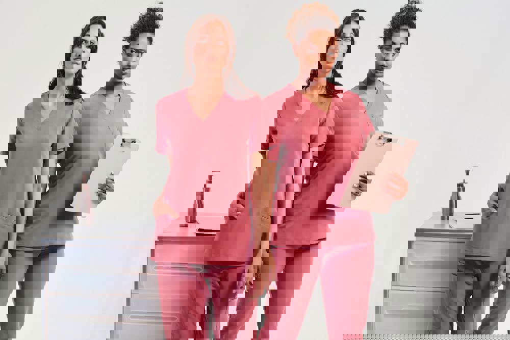 NN310 - Stretch tuniek met korte mouwen voor dames