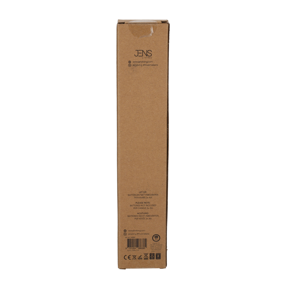 JENS Living LED Dinerkaars Fluweel Zwart /2