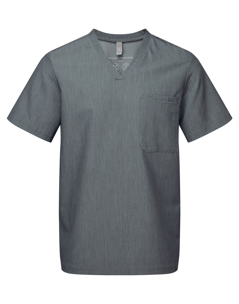 NN200 - Stretch tuniek met korte mouwen voor heren - Dynamo Grey