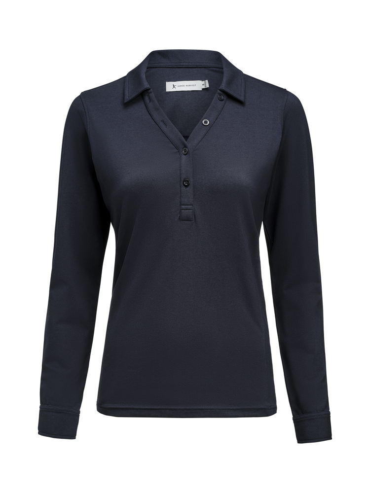 American Supreme  Polo L/S Dames - Marine