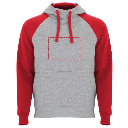 Badet tweekleurige kinderhoodie