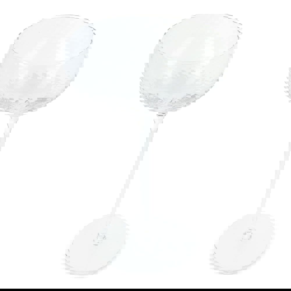 Byon Opacity set van 2 champagneglazen met stijlvol glas patroon 300ml