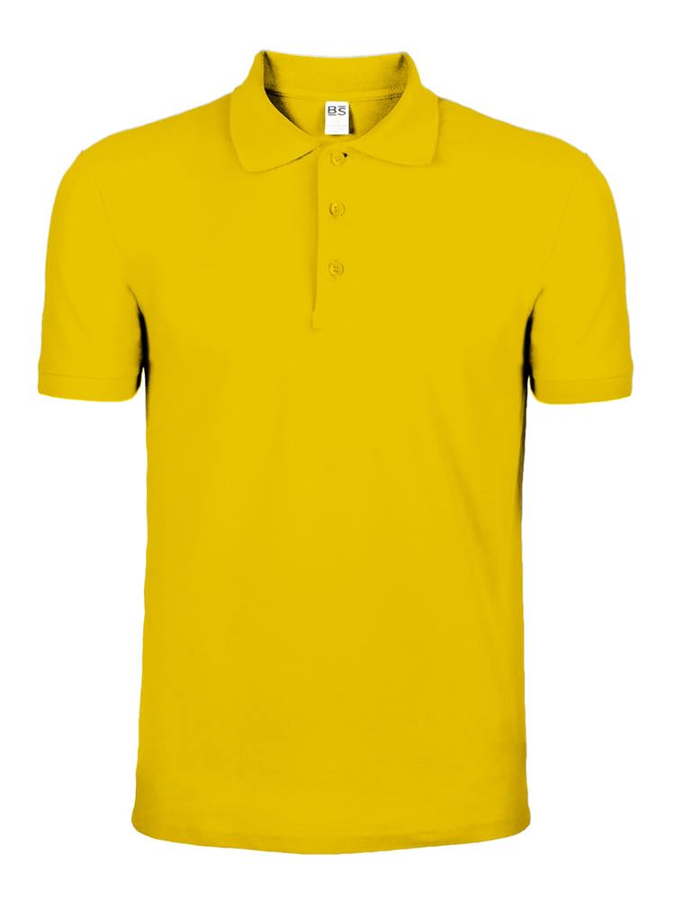 BS Evolution Polo, 180gr/m2, 100% katoen - Goud (PMS 114C)