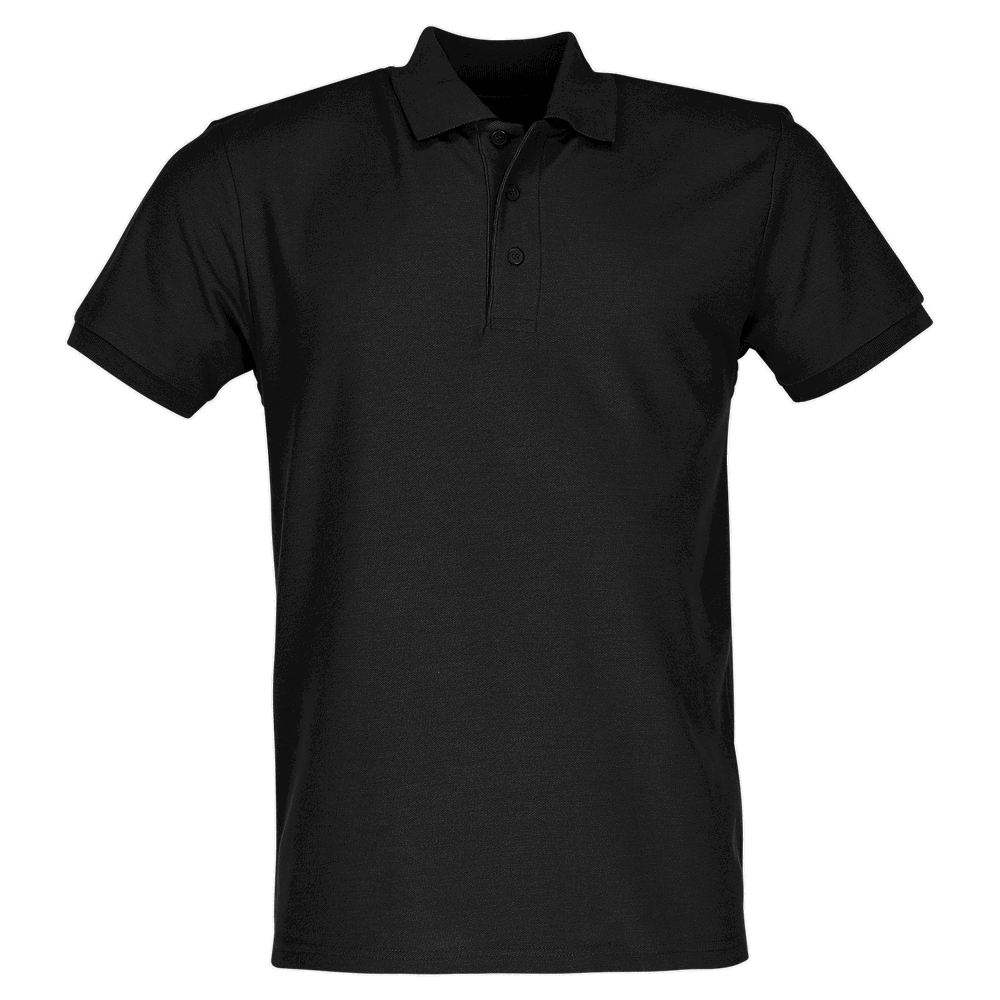 632040 - 65/35 zware polo - Zwart