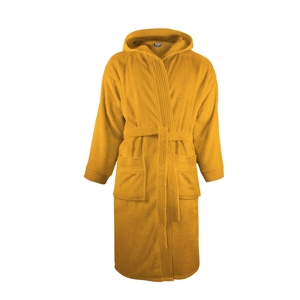 Bathrobe Hooded - Goud Geel