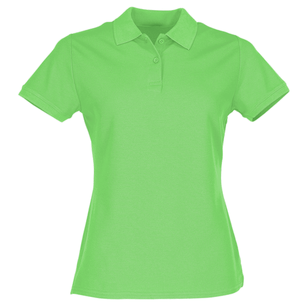 630300 - Dames premium polo - Limoengroen