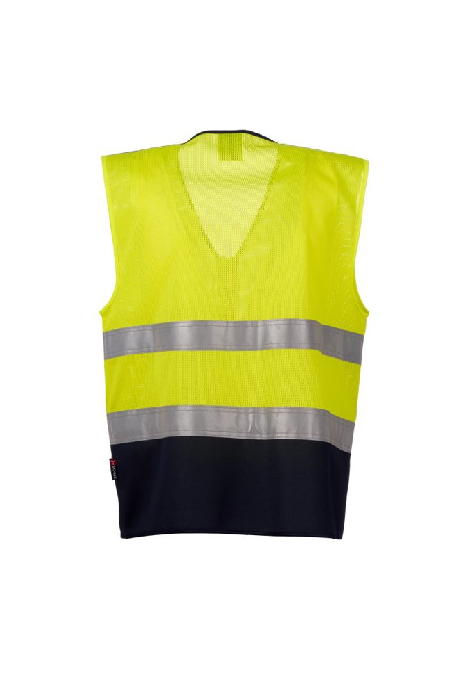 Ack Mesh fluorescent yellow/navy blue L