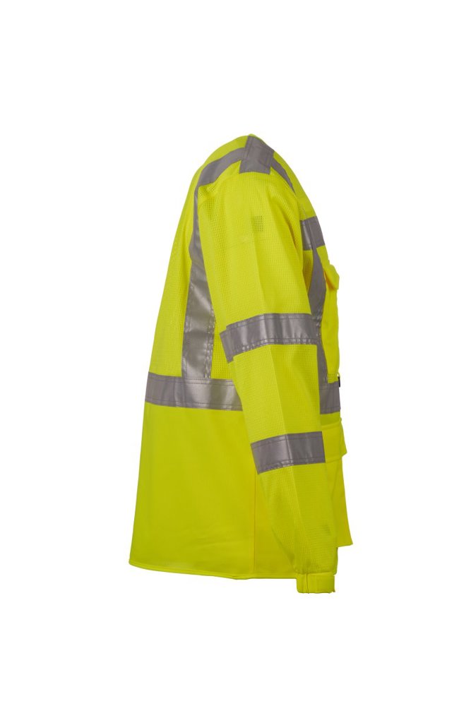 Long Exo Mesh fluorescent yellow S