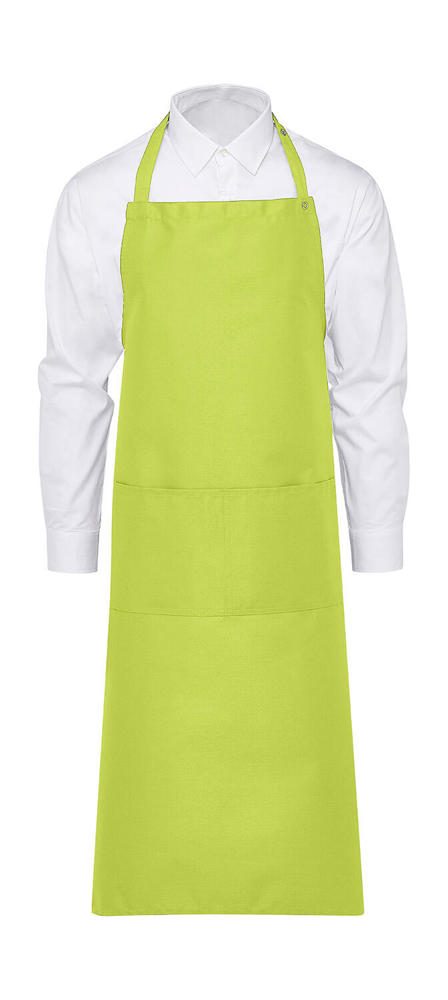 AMSTERDAM Bib Apron with Pocket - Lime