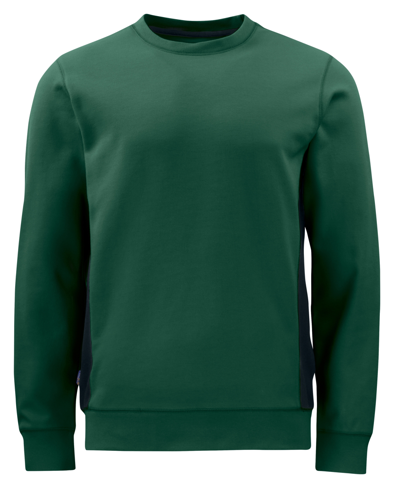 2127 SWEATER RONDE HALS - Woudgroen