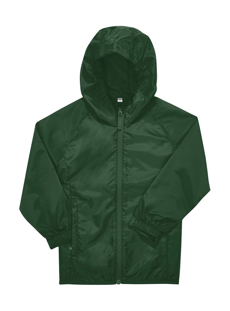 #Reset Windbreaker /kids - Bottle green