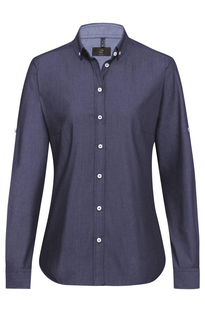 D blouse 1/1 RF Service - 20 denim look marine