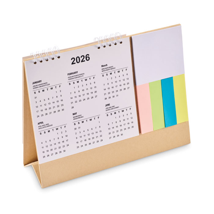 CALENDOO - Bureaukalender met memoblok
