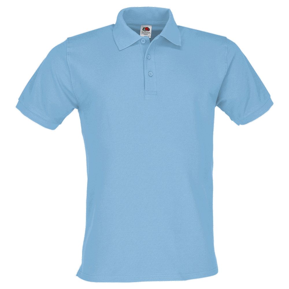 632180 - Premium polo - Pastelblauw