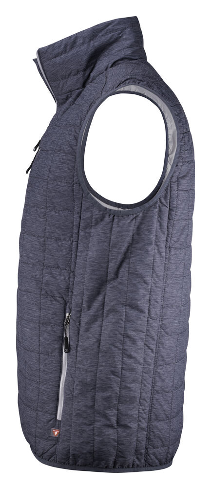 Cutter & Buck - Rainier Vest Heren Antraciet Navy Mélange 3XL
