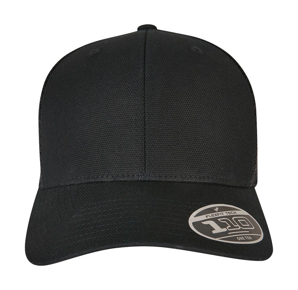 110 Structured Canvas Trucker - Black