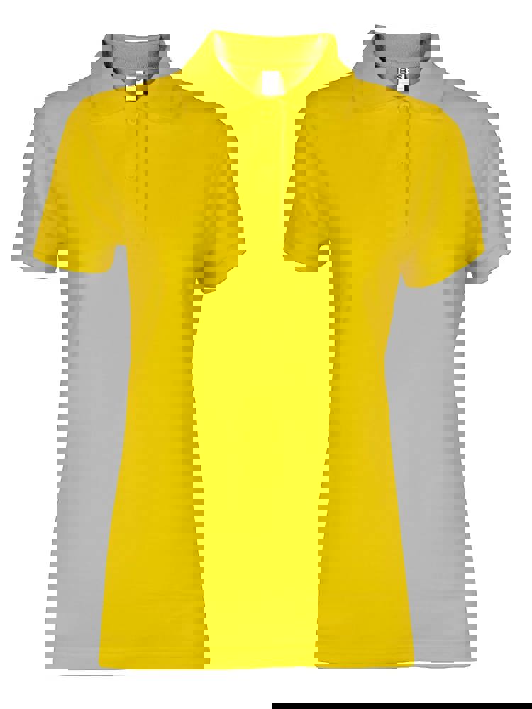 BS Evolution Dames Polo, 180gr/m2, 100% katoen - Goud (PMS 114C)