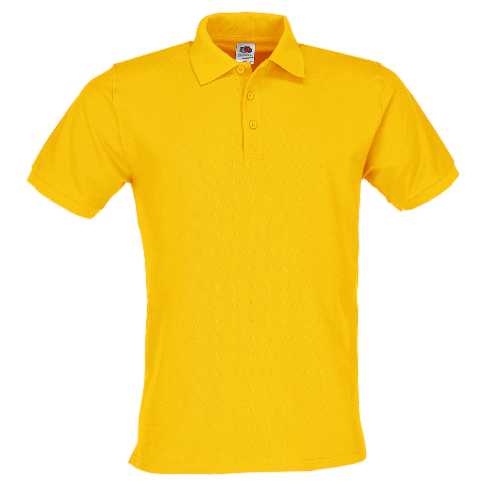 632180 - Premium polo - zonnebloemgeel