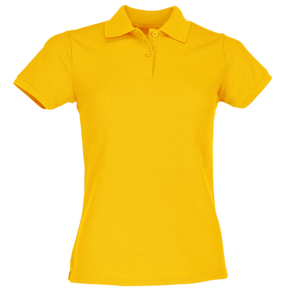 632120 - Dames 65/35 polo - zonnebloemgeel