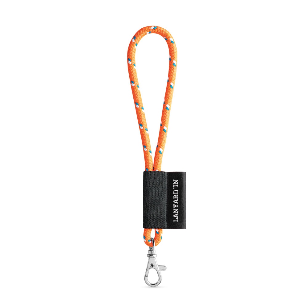 75092. Lanyard Nautic Short Set. Standaard modellen - Oranje hexachrome