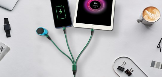 3in1 Cable "Flex Highspeed" purper