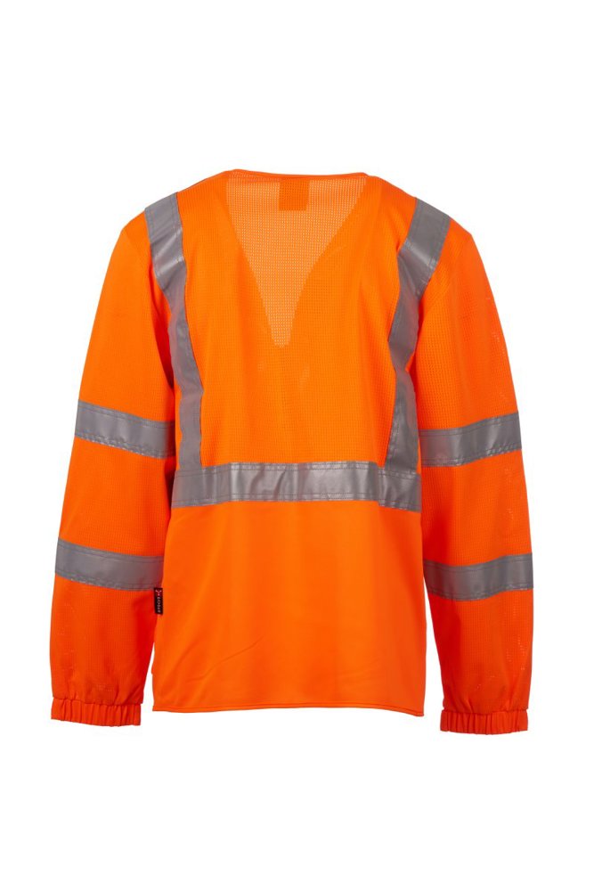 Long Exo Mesh fluorescent orange 5XL
