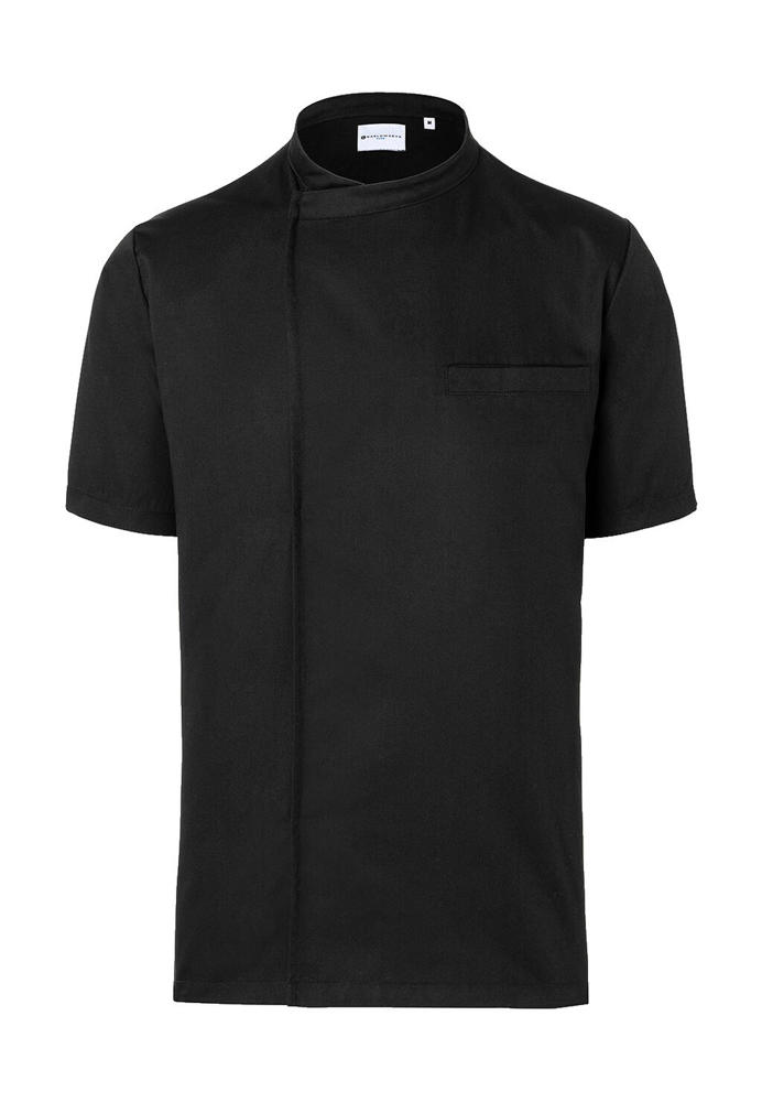 Chef's Shirt Basic Short Sleeve - Black
