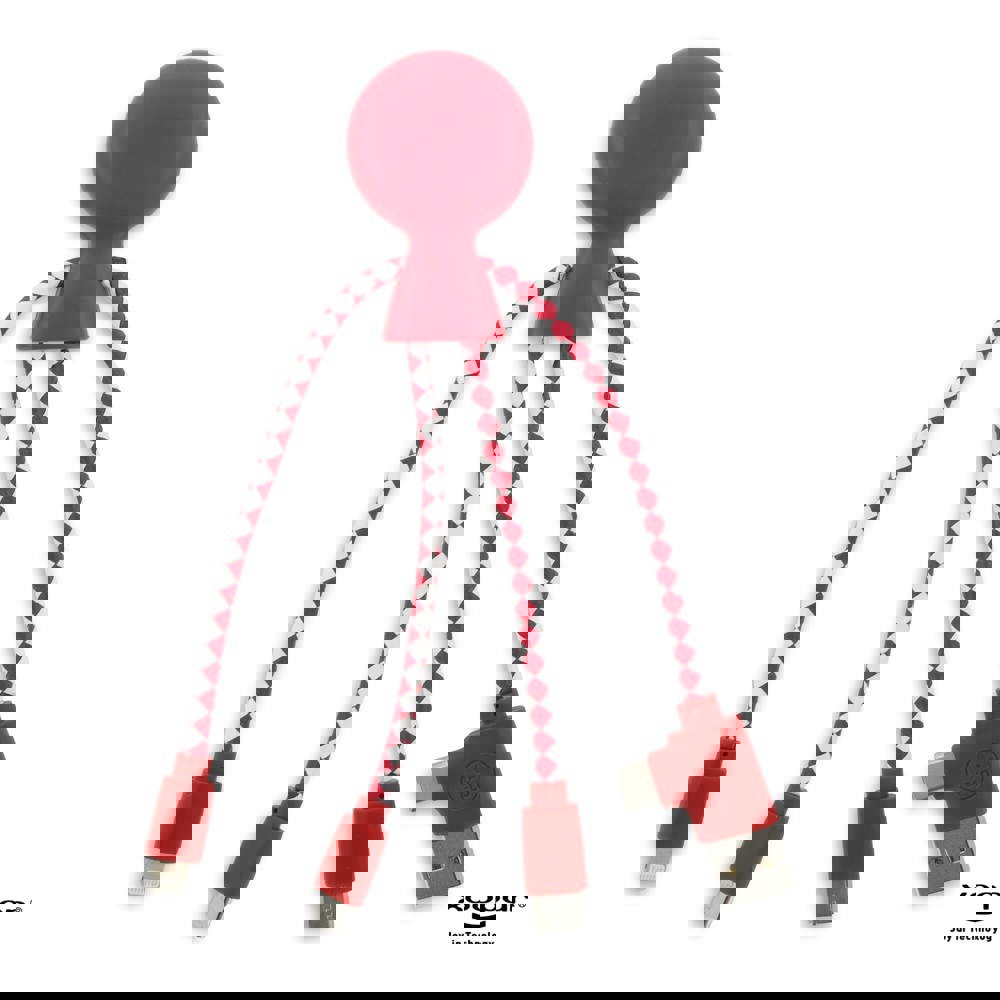 2081 | Xoopar Mr. Bio Charging cable - Rood