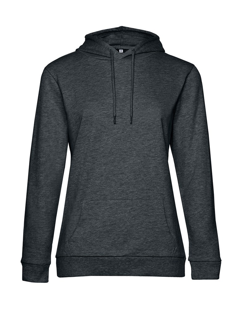 #Hoodie /women French Terry - Heather Asphalt