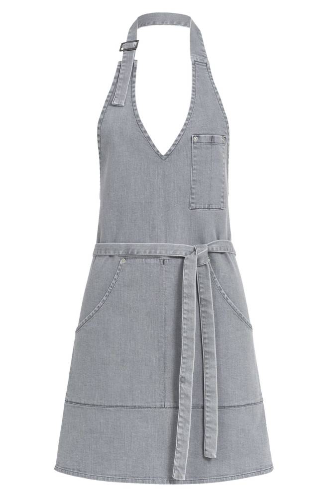 D halterschort denim 70x61 cm