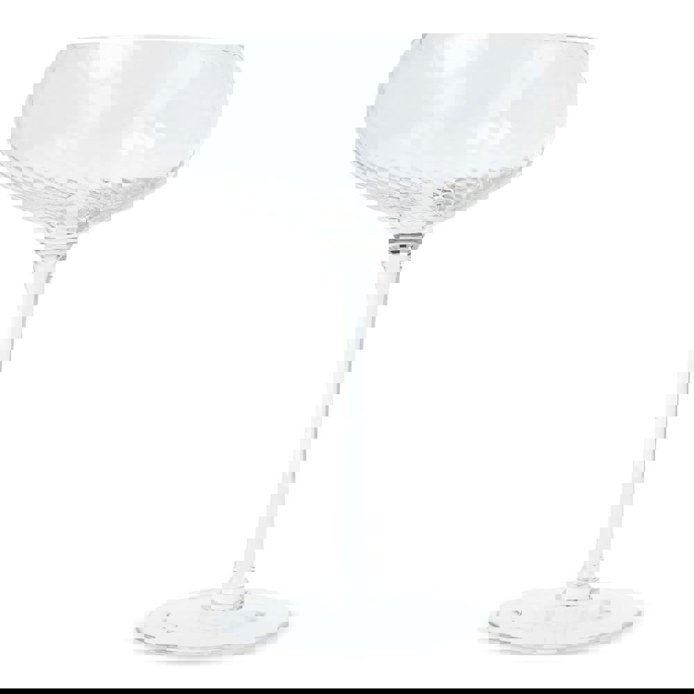 Byon Opacity set van 2 champagneglazen met stijlvol glas patroon 300ml