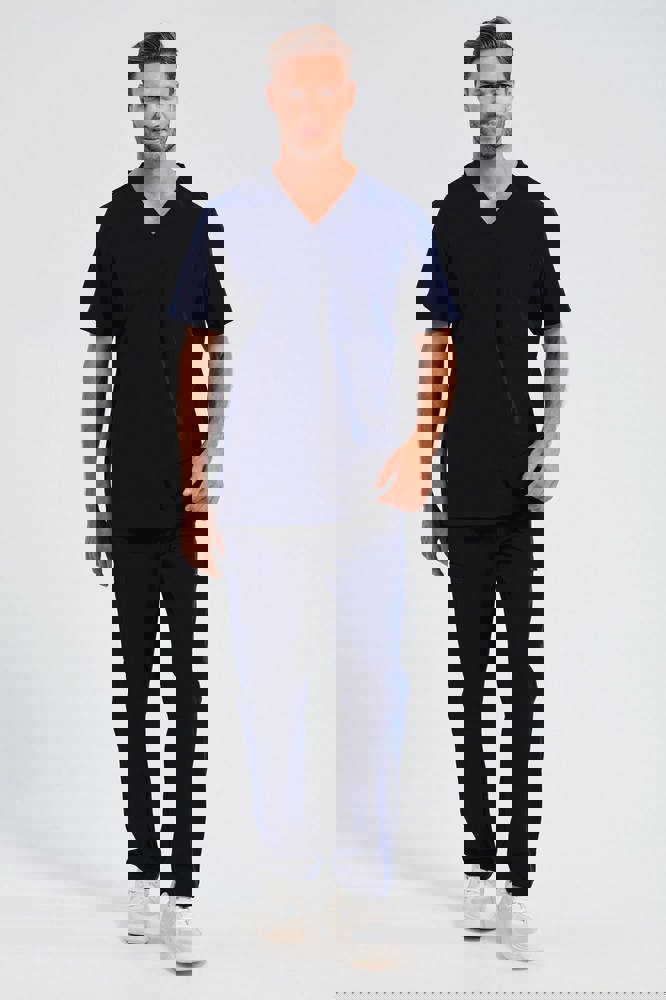 NN200 - Stretch tuniek met korte mouwen voor heren