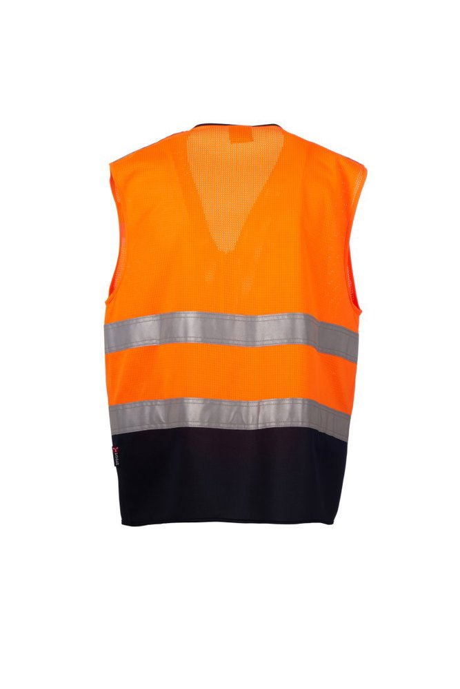 Ack Mesh fluorescent orange/navy blue XXL