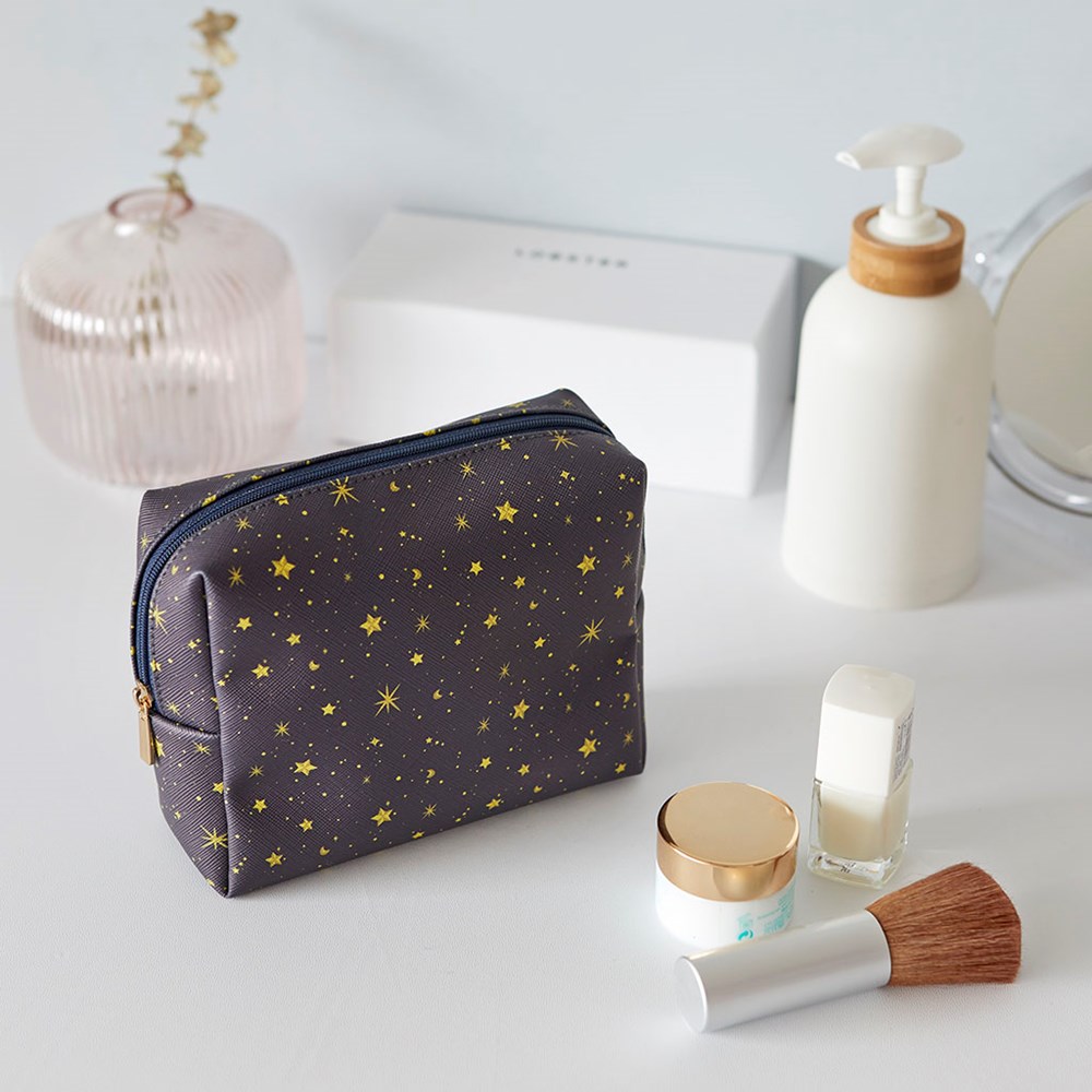 Beauty case,Starry,marine blauw,plastic