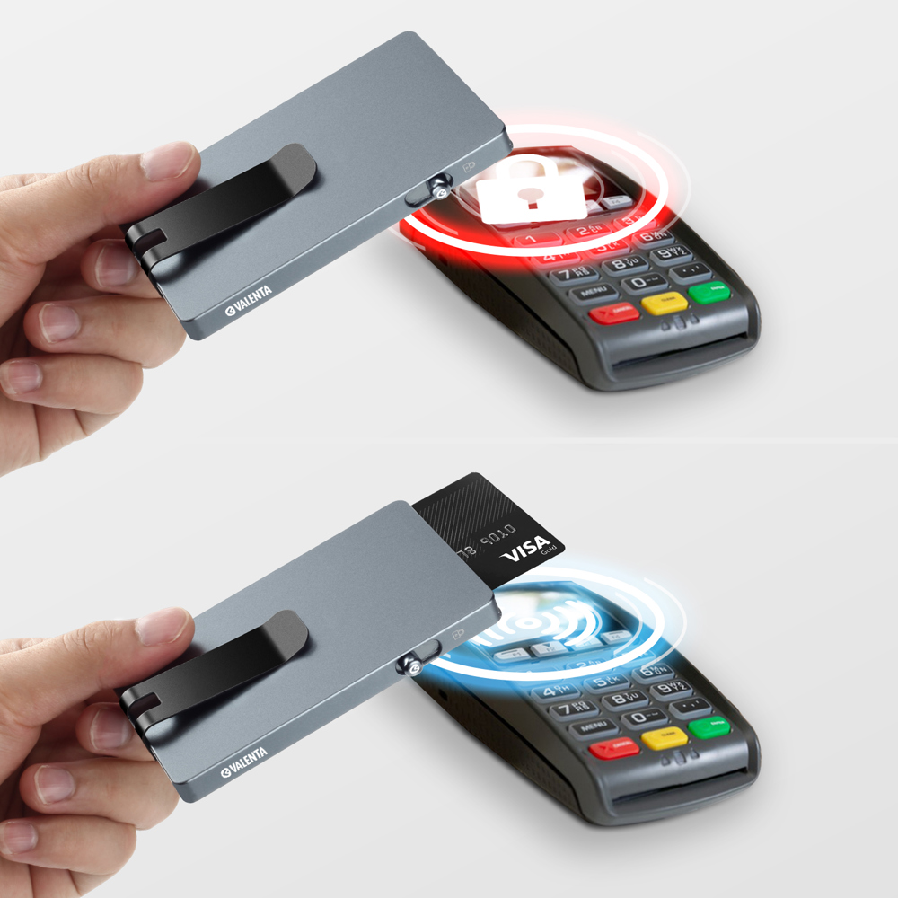 Cardprotector Aluminium Magsafe with Money Clip Cool Grey