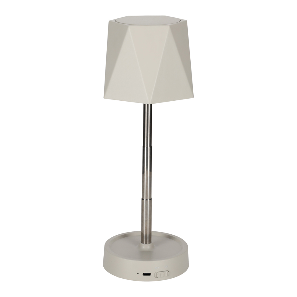 FITZ Living Telescopische LED Lamp Taupe