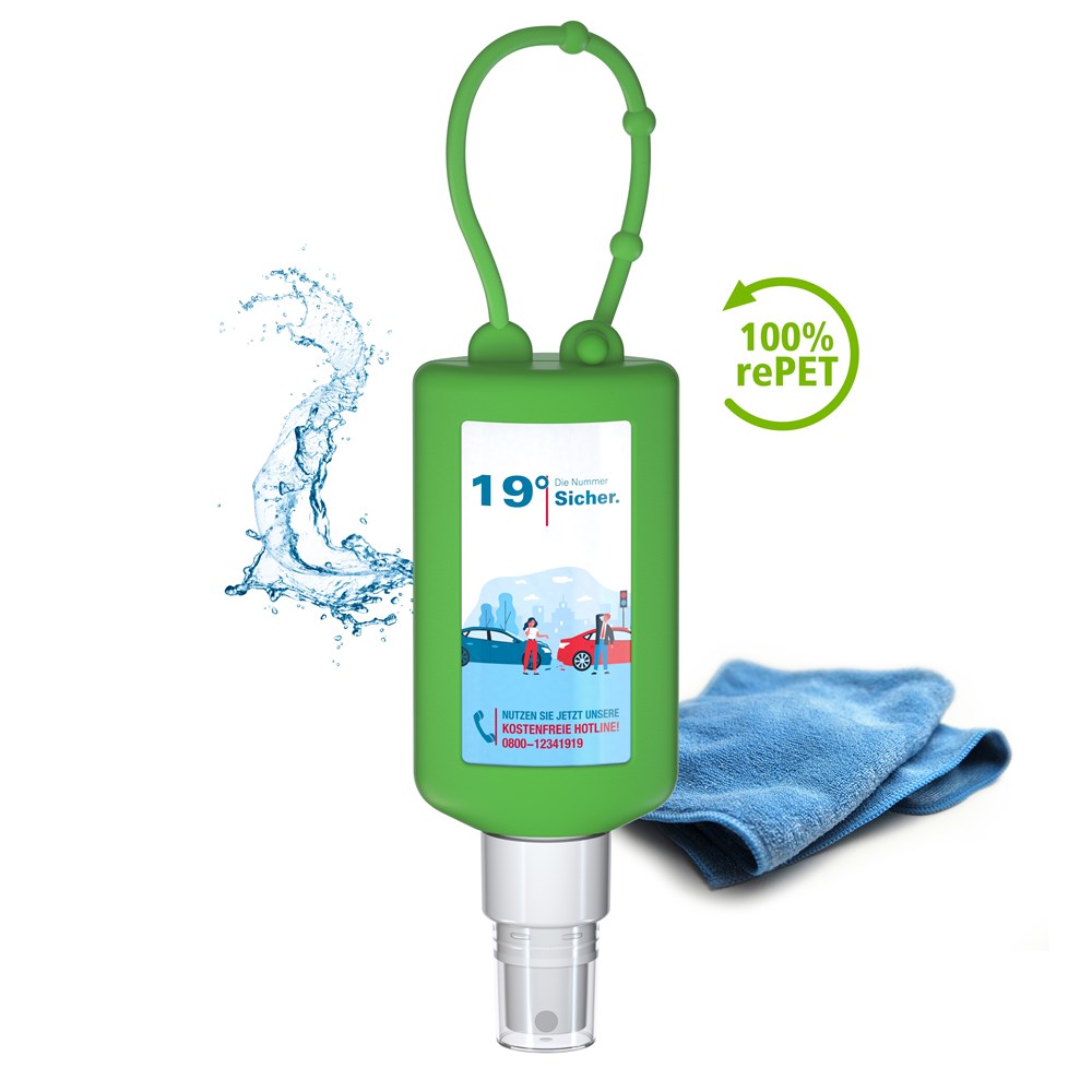 Car Cockpit Cleaner, 50 ml Bumper groen, Body Label (R-PET)