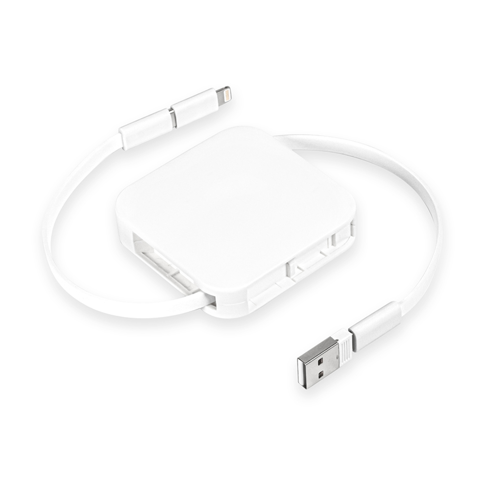 4-in-1 oplaadkabel + telefoonstandaard