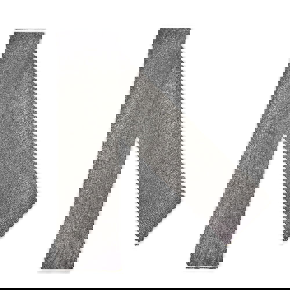 Gebreide sjaal exclusief - Donkergrijs (PMS Coolgrey 11C) / Donkergrijs